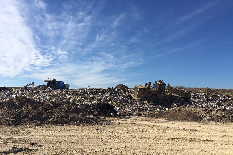 Gold Coast Council's Stapylton Waste and Recycling Centre, which recently imposed a levy.