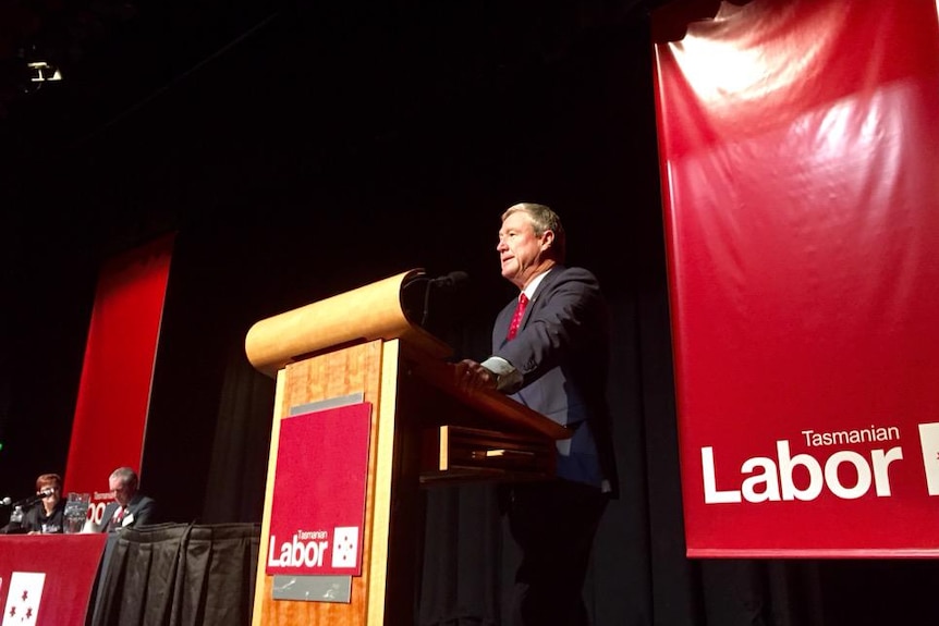 Bryan Green at Tasmanian Labor conference