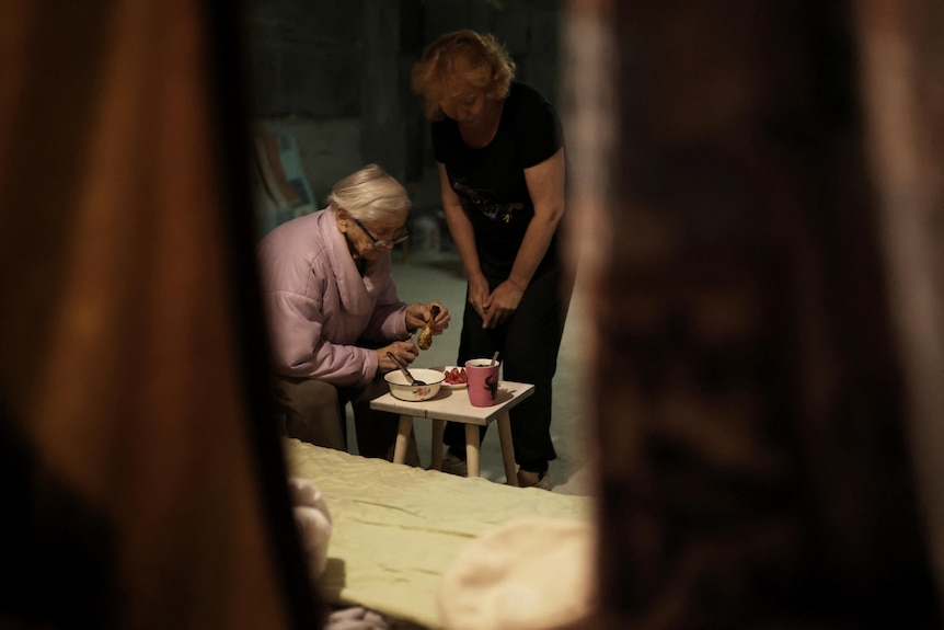 Ukrainian grandmother: family help