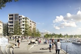 Artist's impression of the Toondah Harbour development which will include 3,600 apartments.