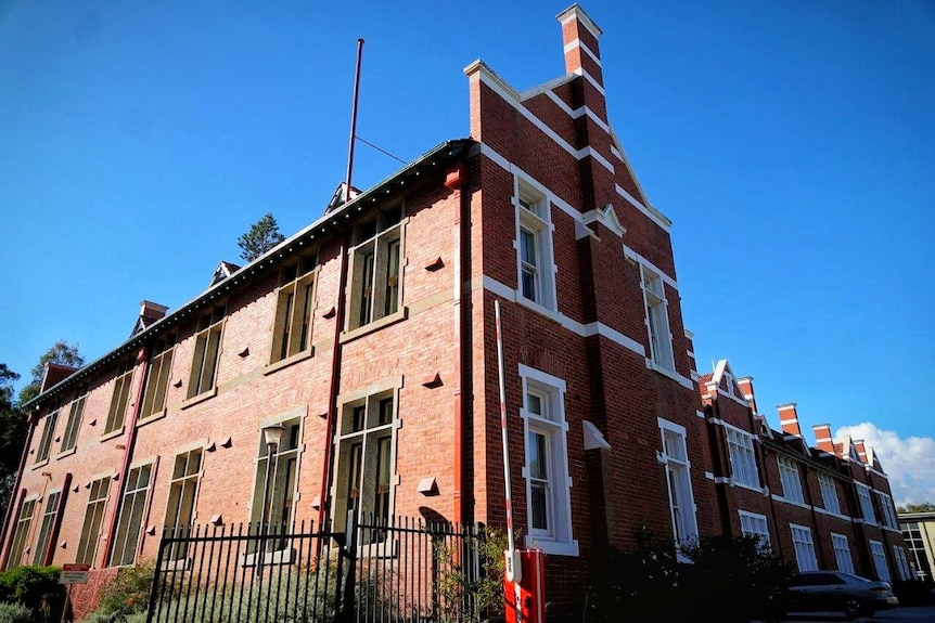 Low angle of Perth Modern School exterior