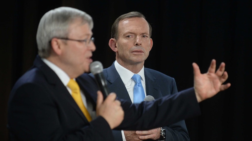 Kevin Rudd and Tony Abbott