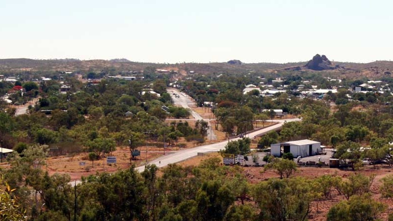 Wide photo of Cloncurry, east of Mount Isa in north-west Queensland