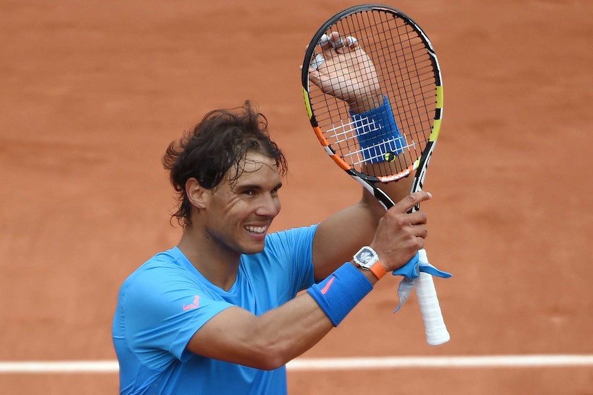 Rafa Nadal at the French Open