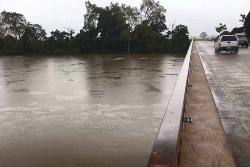 The Herbert River is rising in Ingham ahead of a forecast peak of 14 metres tonight.