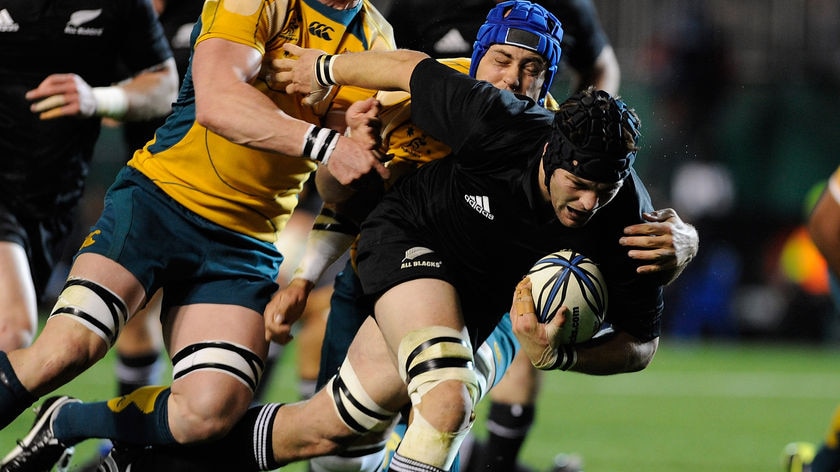 Possible changes ... New Zealand may tweak with their line-up to face the Wallabies (File photo)