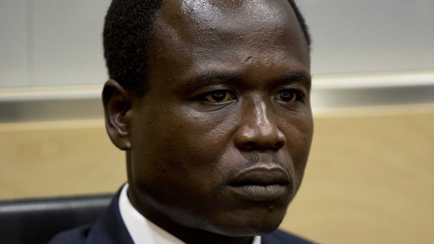 Former LRA Commander Dominic Ongwen appears before ICC
