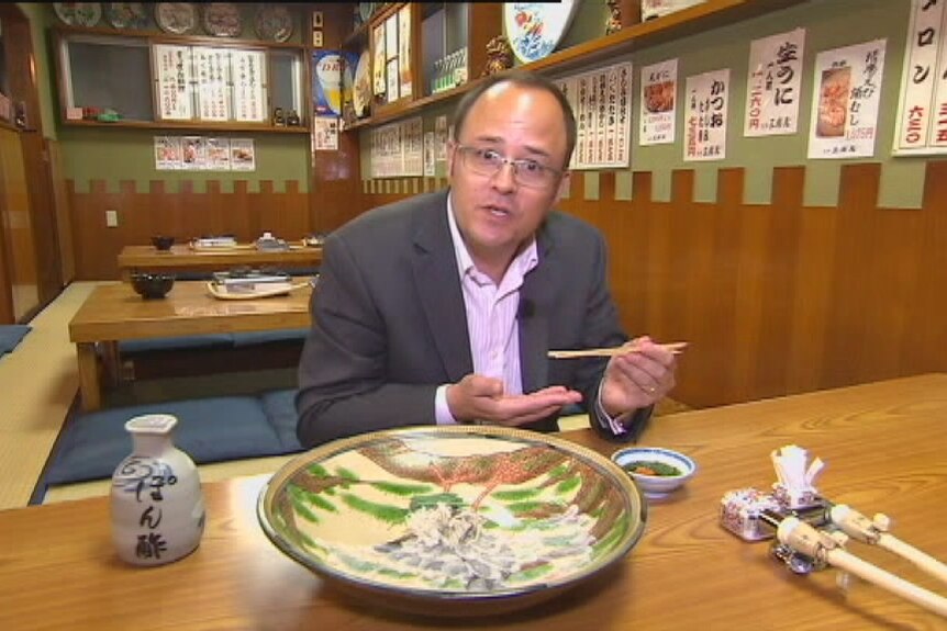 Mark Willacy tastes Japanese blowfish delicacy - 14, June, 2012