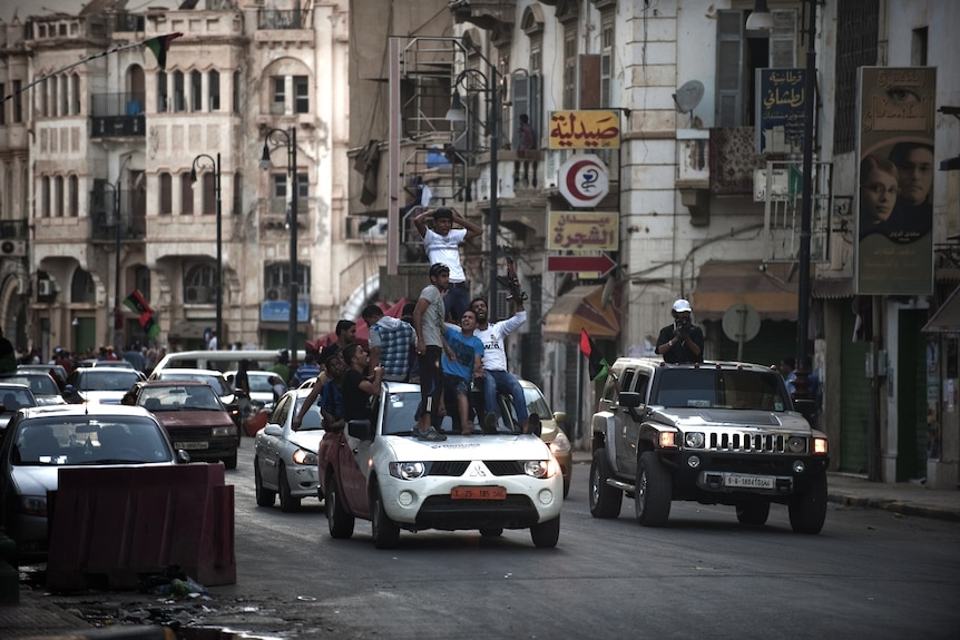 Libyans celebrate in Benghazi