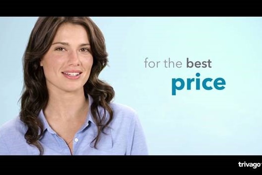 The Trivago Girl, played by actress Gabrielle Miller
