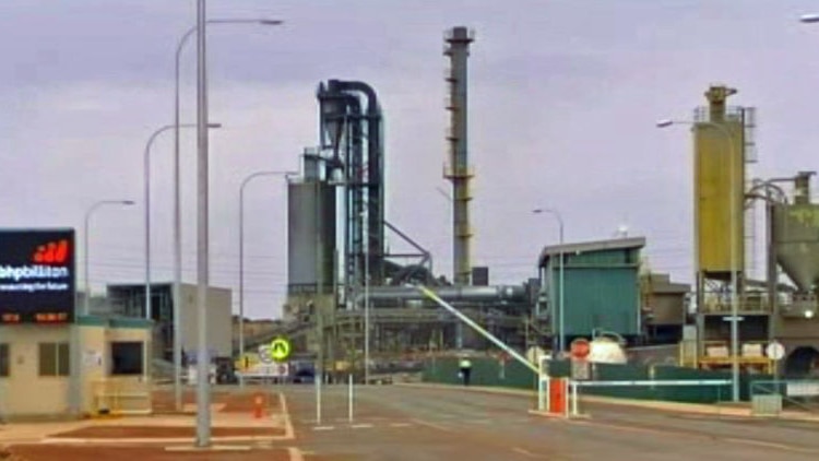 BHP Billiton's nickel mine at Leinster