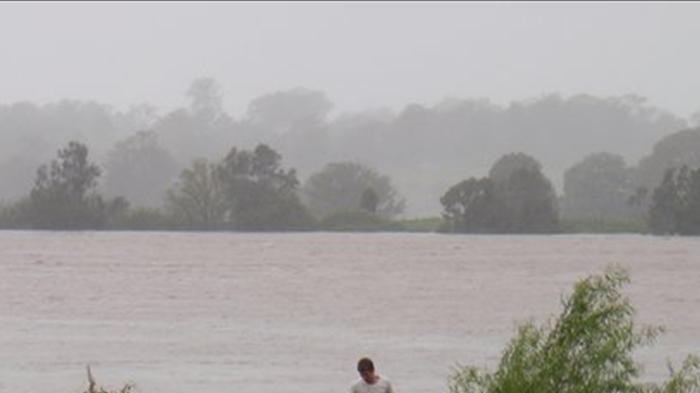 Clarence river flood near Grafton