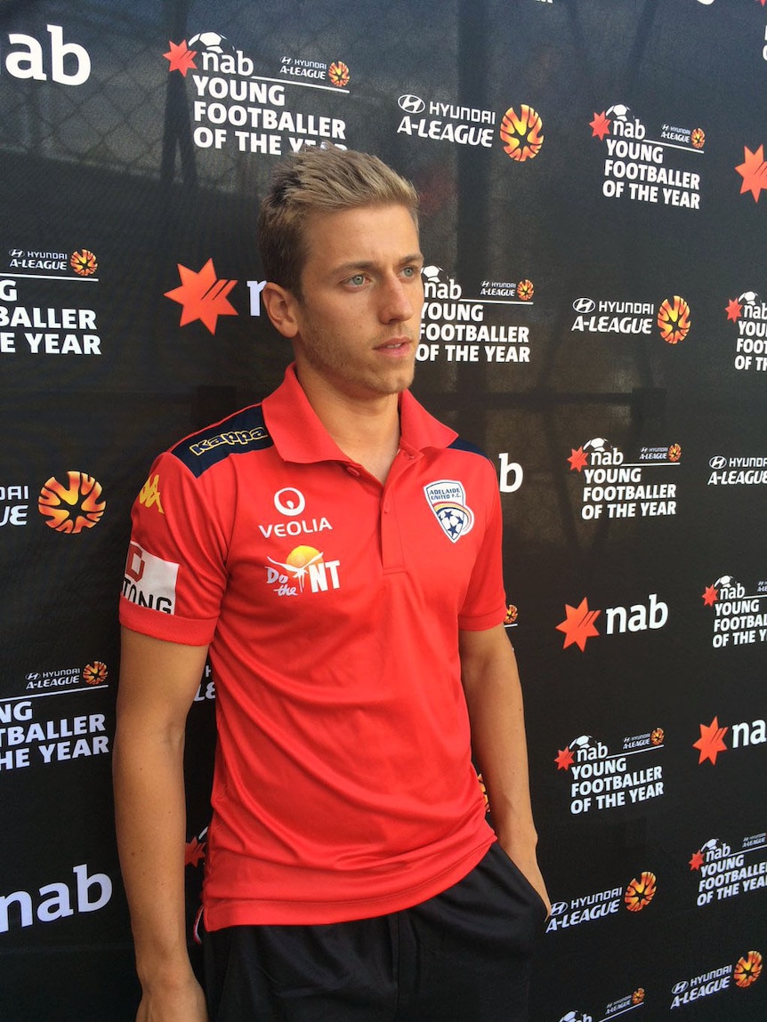 Adelaide United midfielder Stefan Mauk