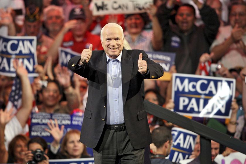 McCain races across US in election-eve offensive - ABC News