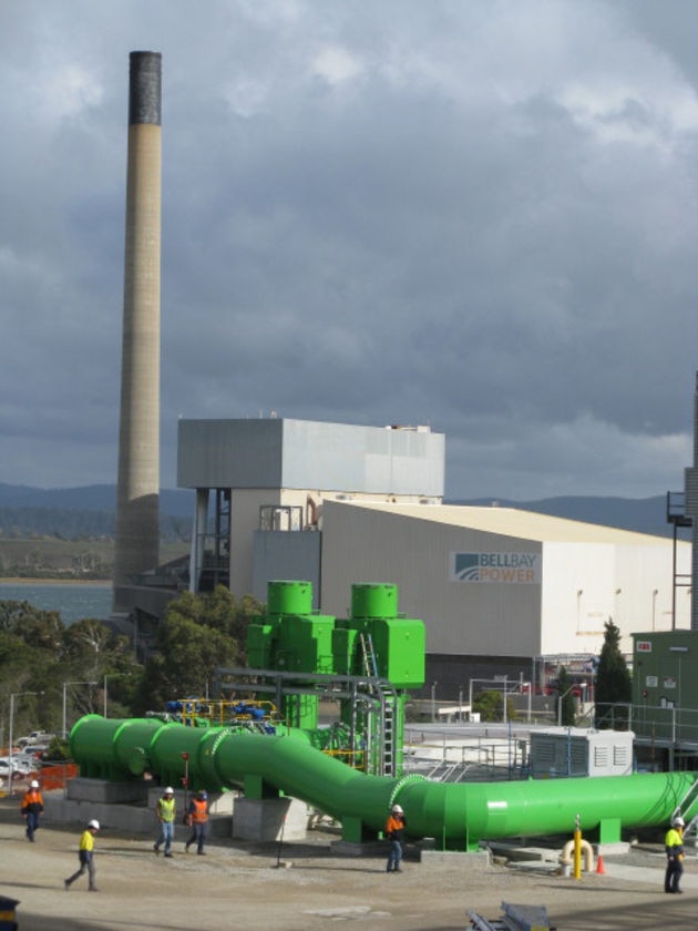 Tamar Valley power station, Bell Bay exterior