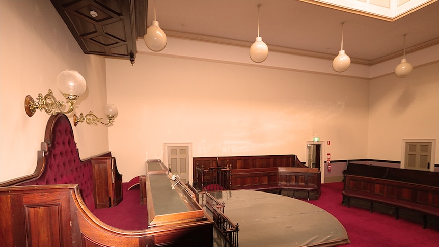 Hobart Treasury building courtroom