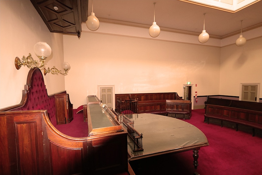 Hobart Treasury building courtroom