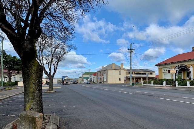 Midlands Highway at Campbell Town, Tasmania, May 13 2020.