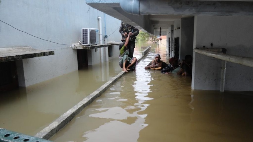 Residents evacuated in Chennai