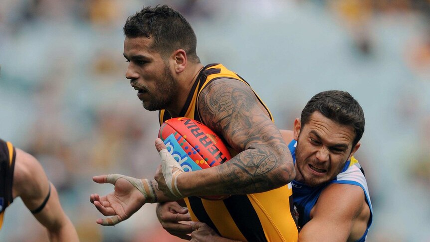 Hoping to play ... Lance Franklin