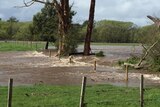 Flooding on farmland near Latrobe