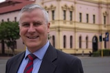 Small Business Minister and Federal National MP Michael McCormack on Hannan Street in Kalgoorlie, Western Australia.