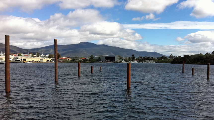Prince of Wales Bay, on the River Derwent, Hobart.