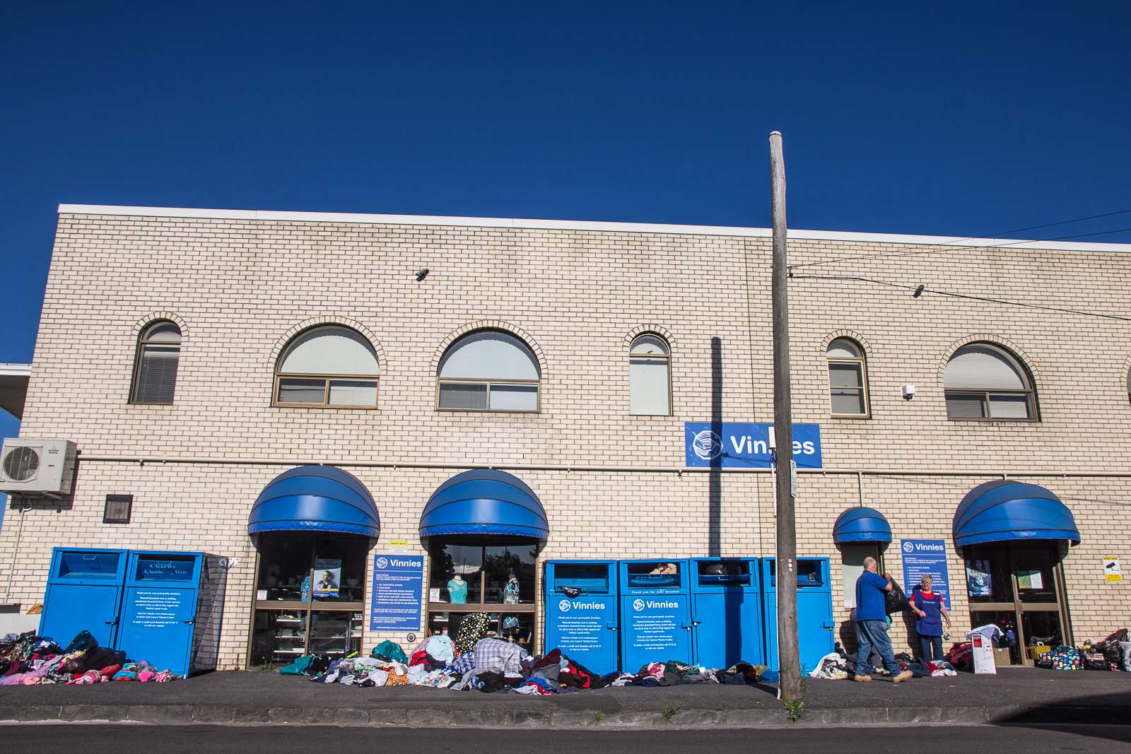 Meet the Vinnies volunteers who clean up after charity bin weekend