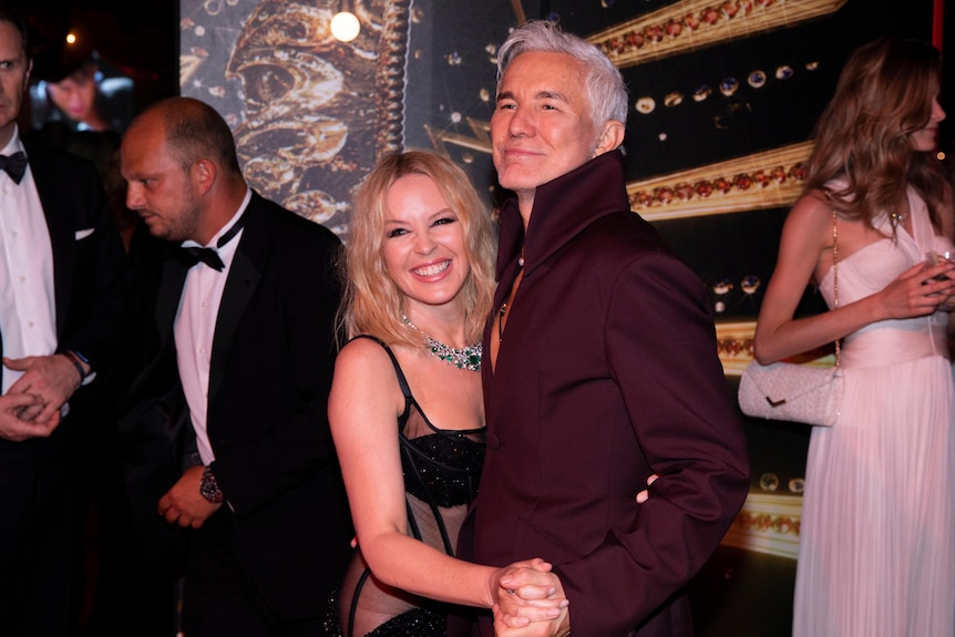 Kylie Minogue and Baz Luhrmann at Cannes 2022