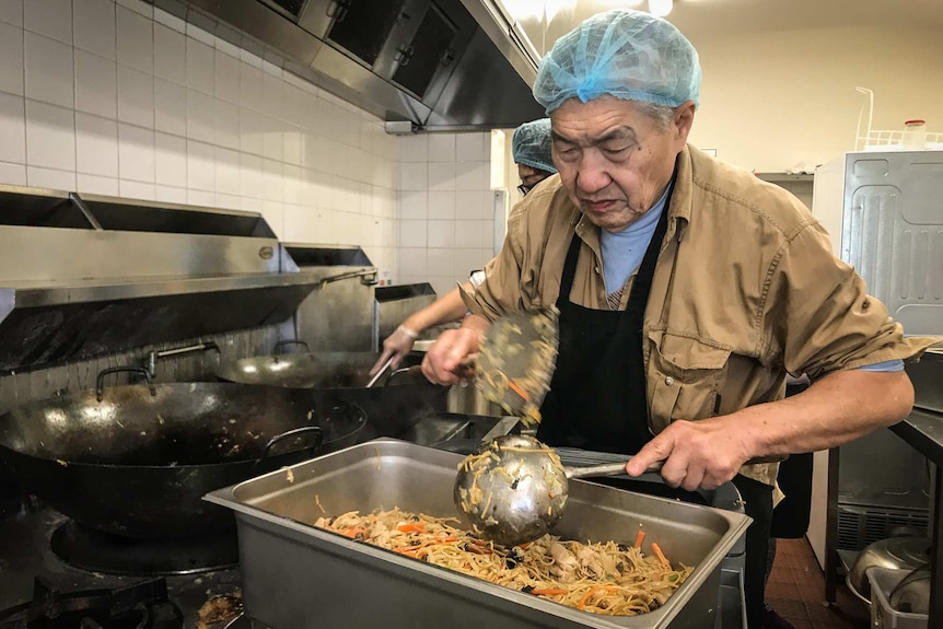 Chung Wah aged care volunteers make Asian home cooking for visitors