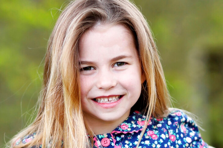 A portrait of Princess Charlotte.