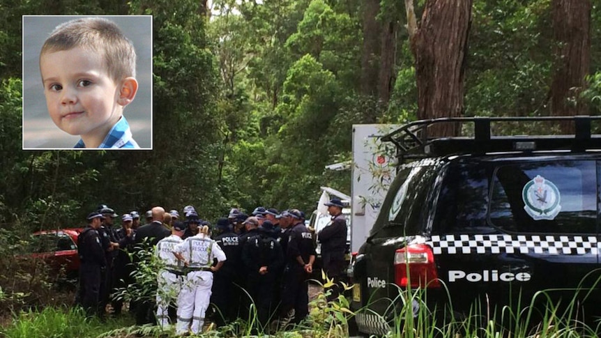 The NSW Homicide Squad search bushland on the NSW mid-north coast.