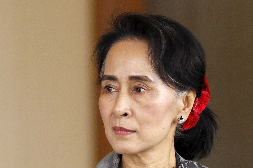 National League for Democracy (NLD) leader Aung San Suu Kyi.