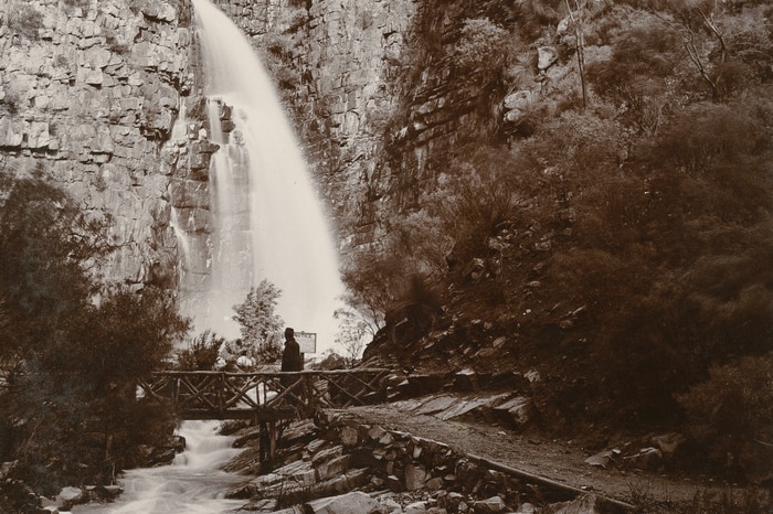 Morialta Second Falls on June 23, 1915.