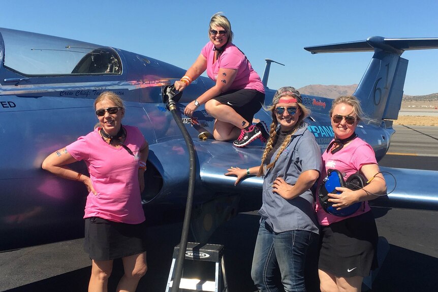 Three female pilots want to inspire more women into the industry.