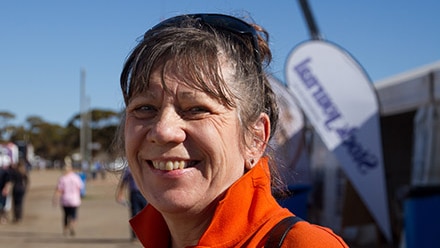 Ghislaine Barbe of Broken Hill, NSW, in the electorate of Parkes.