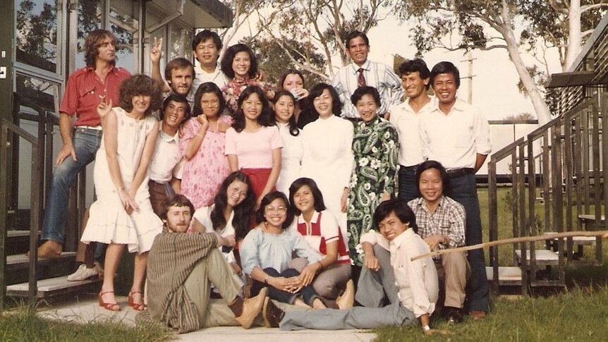 MG99 refugees at East Hills Migrant Centre in Sydney, 1981.