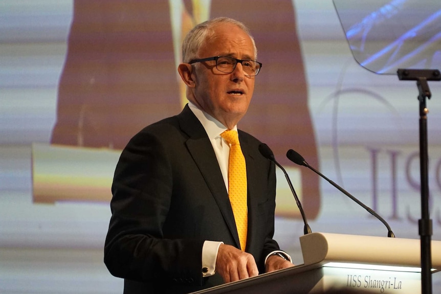 Malcolm Turnbull gave a blunt keynote address to the Shangri-La dialogue.