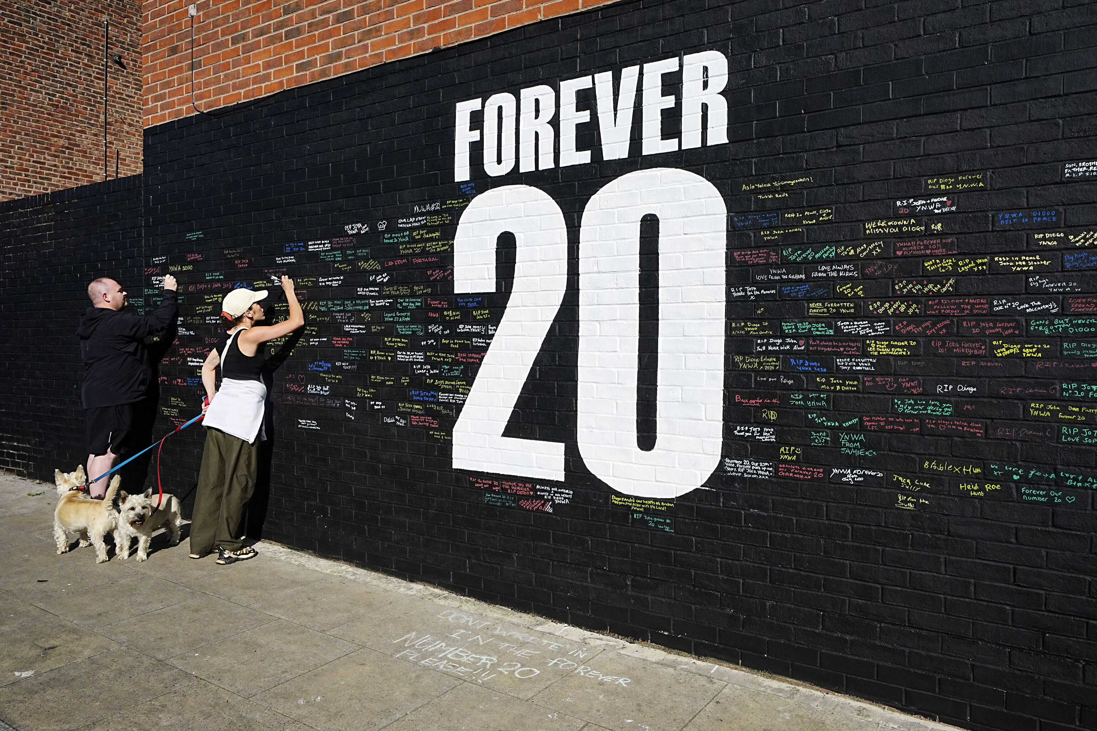 Diogo Jota's number 20 retired by Liverpool across all levels of