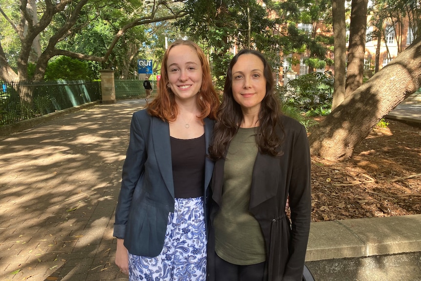 Former Citipointe student Felicity Myers and her mum