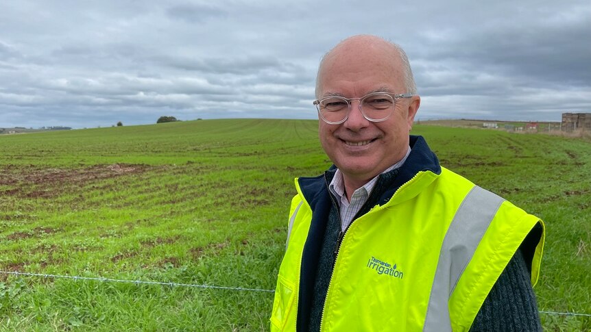 Tasmanian Irrigation CEO Andrew Kneebone