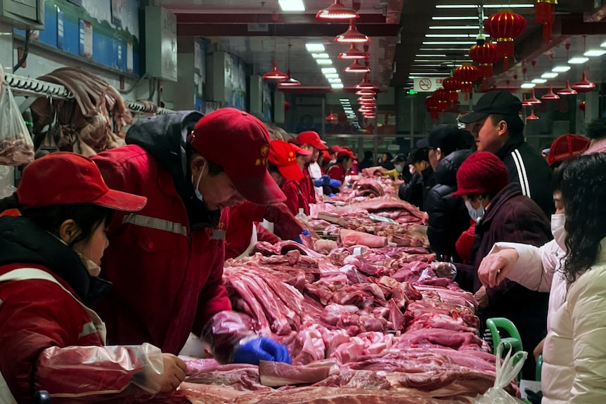 北京的肉市场