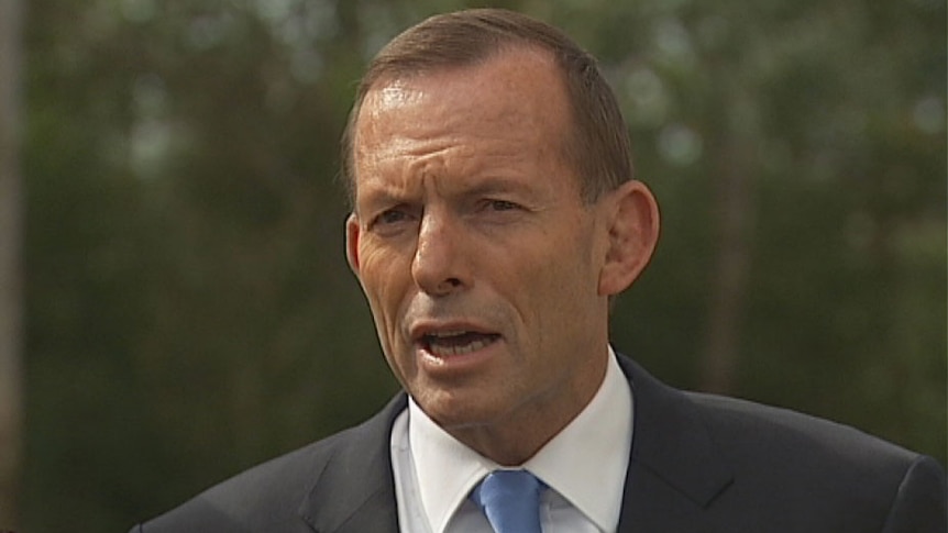 Federal Opposition Leader Tony Abbott