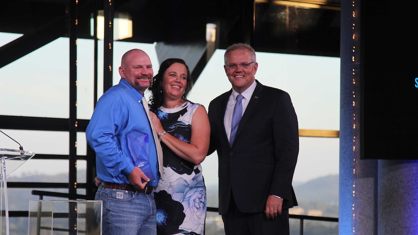 Tick and Kate Everett were named Local Heroes in the Australian of the year awards 2019 at a ceremony in Canberra.