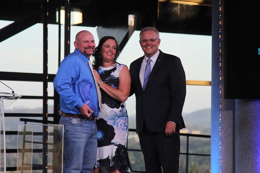 Tick and Kate Everett were named Local Heroes in the Australian of the year awards 2019 at a ceremony in Canberra.