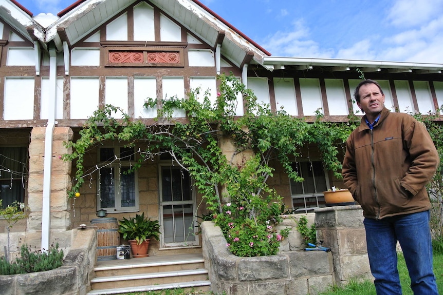 Steve Andrews at Tarwyn Park homestead