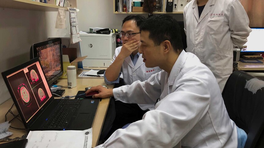 Doctors work on clinical trials of deep brain stimulation to treat addiction in China.