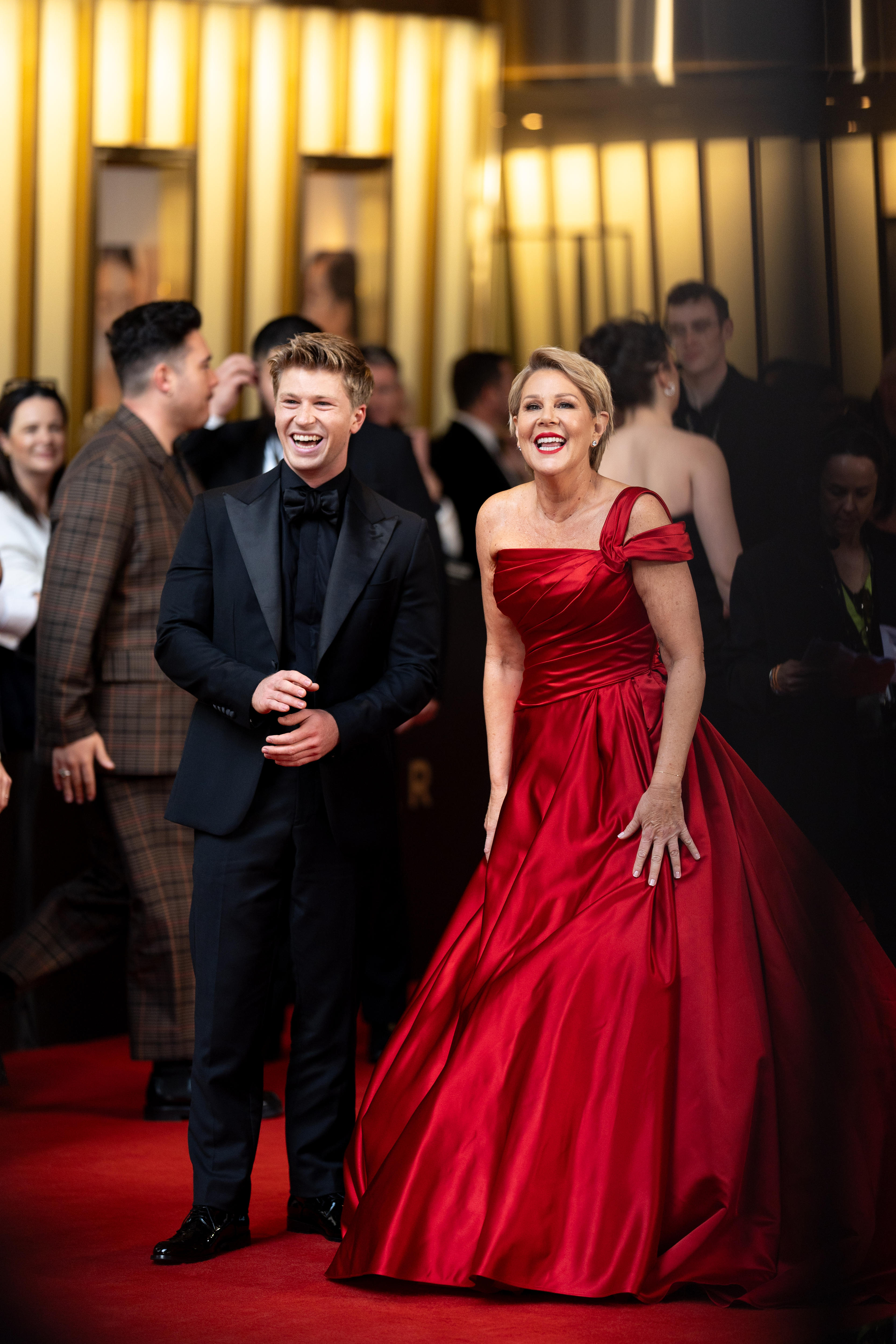 Logies 2024 red carpet Tony Armstrong, Robert Irwin, Julia Morris