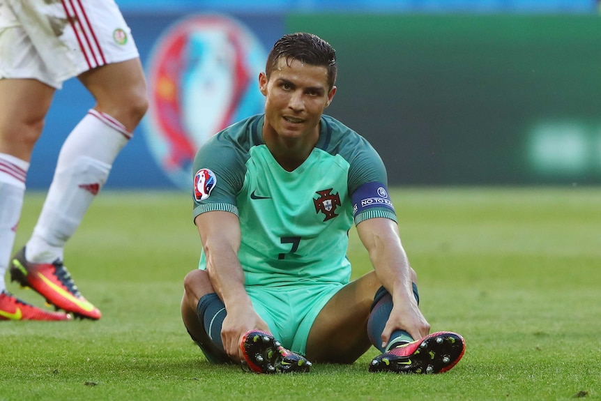 Cristiano Ronaldo against Hungary