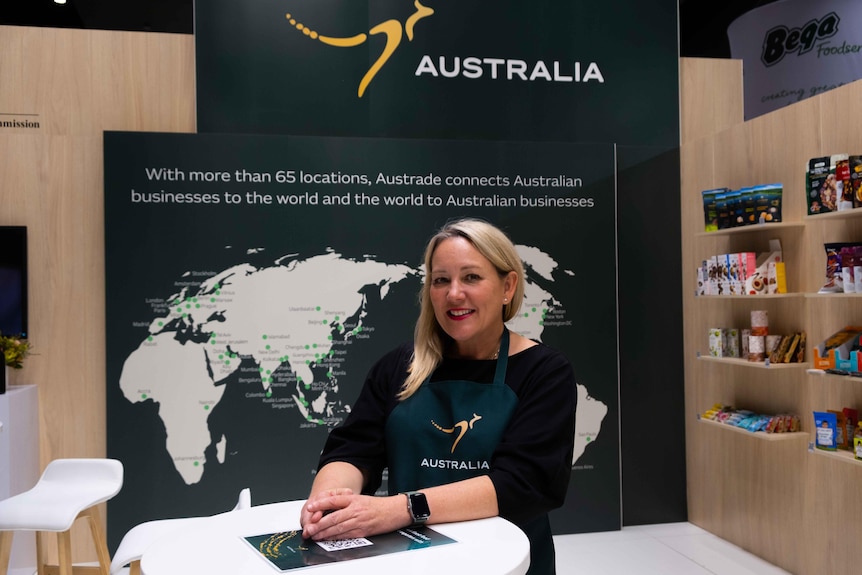 Luisa Rust at a trade event in Melbourne in September 2022 
